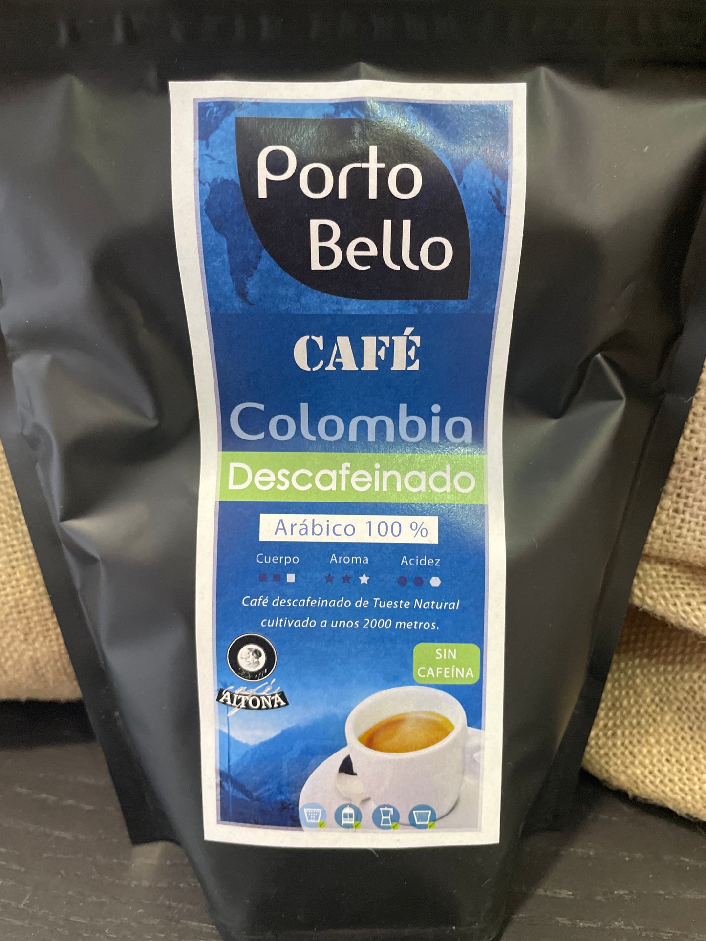 Café descafeinado Colombia