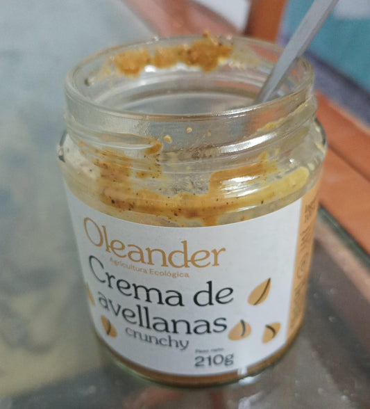 Crema de almendra crunchy