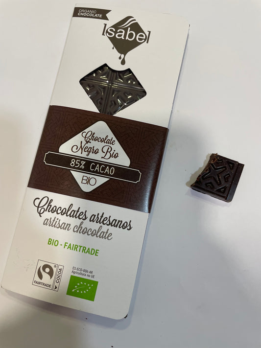 Tableta de chocolate negro 85%