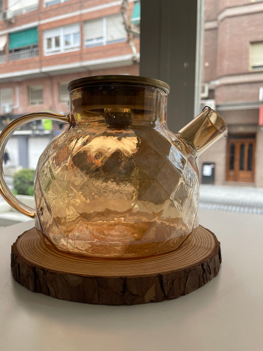 Tetera de cristal clasica
