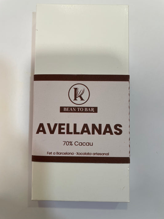 Chocolate de avellana 70%