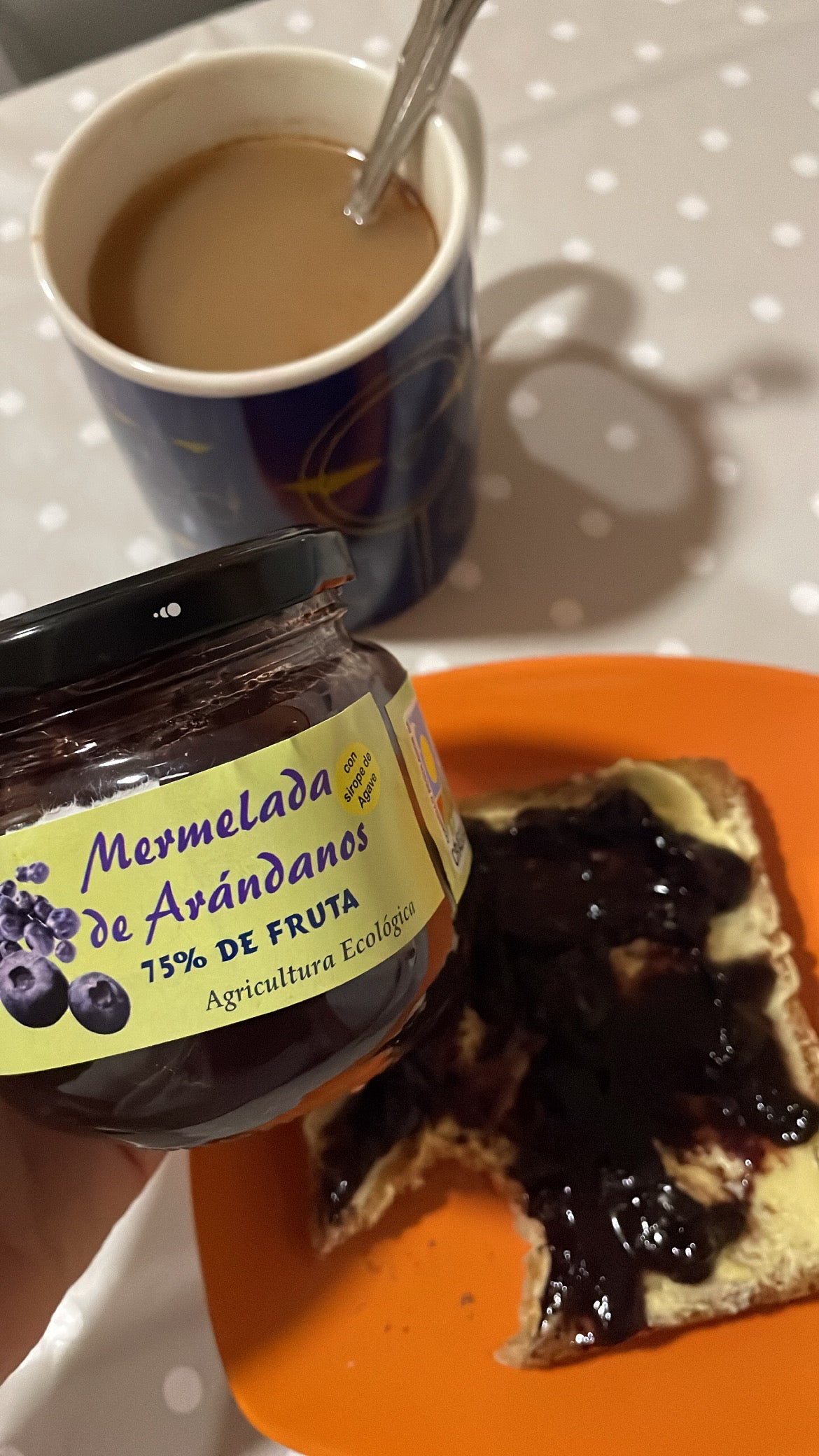 Mermelada de arándanos