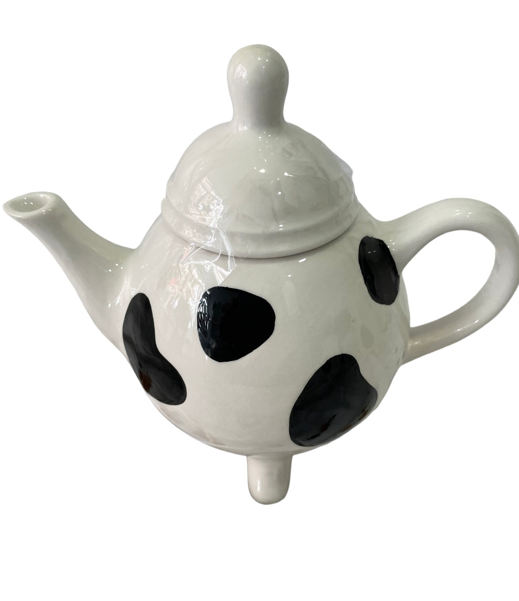 Juego de té de vaca