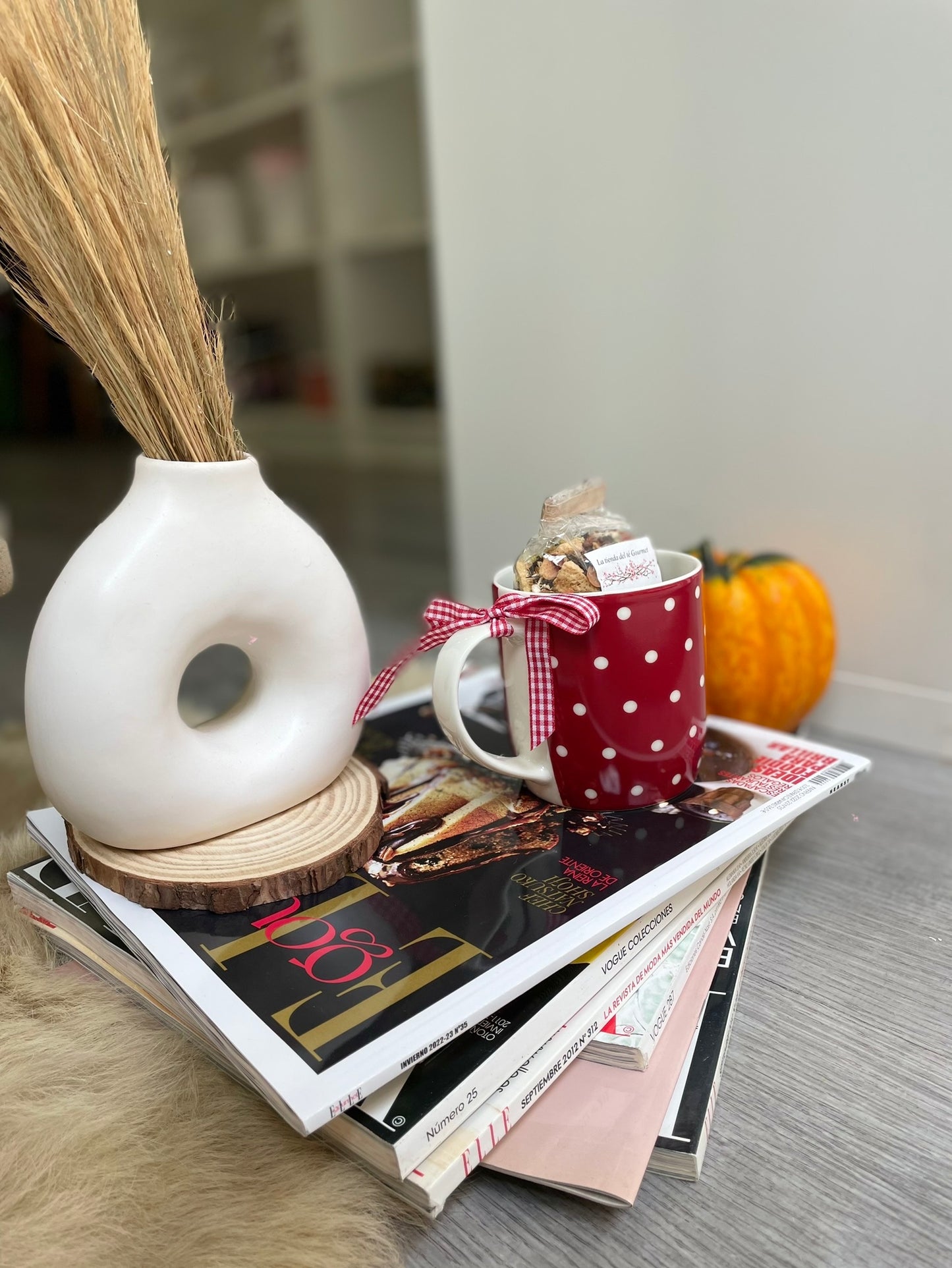 Tazas Rojas lazos