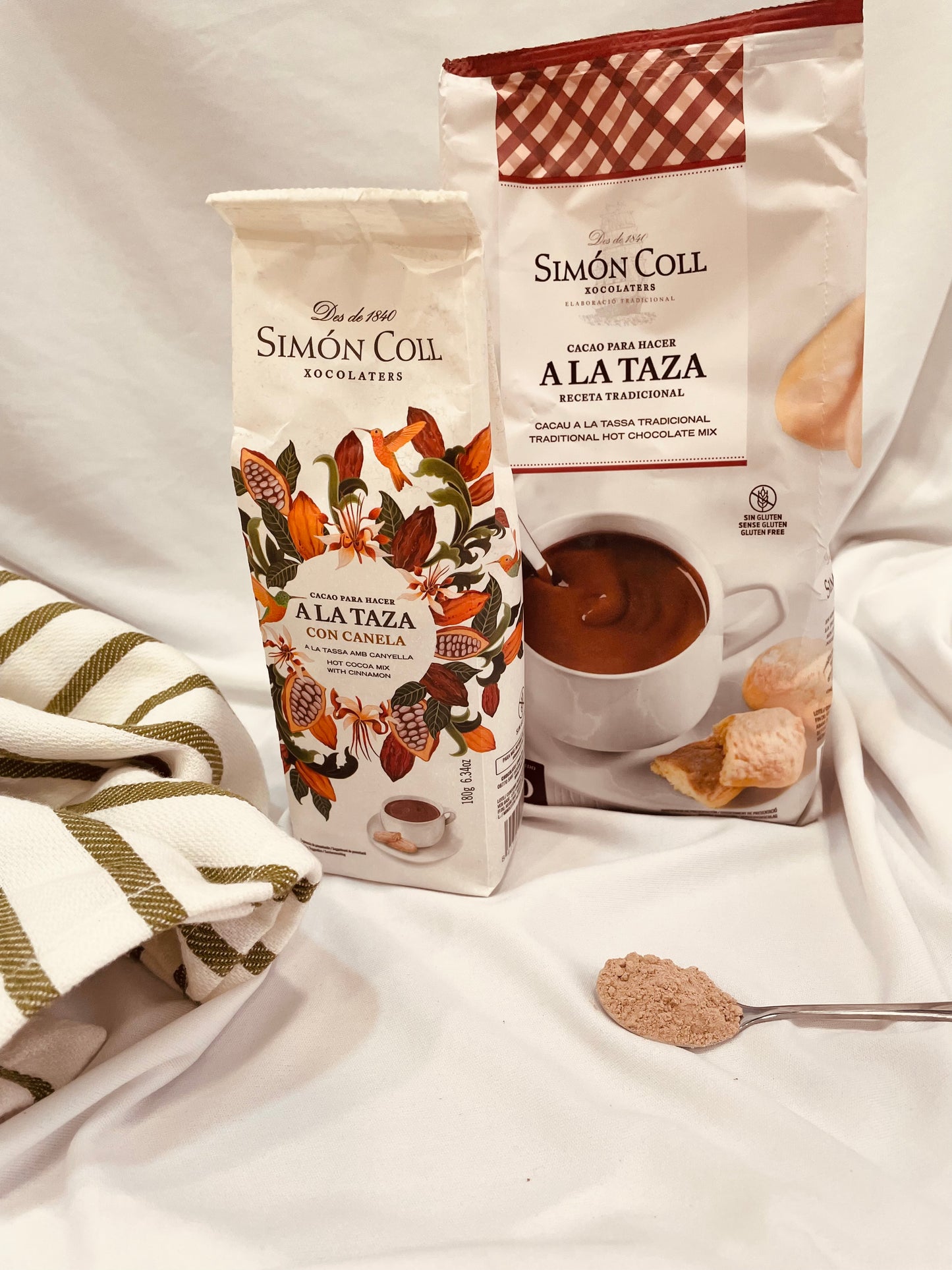 Chocolate a la taza con aroma a canela