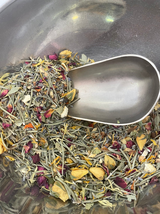 Te verde inflamación del cuello