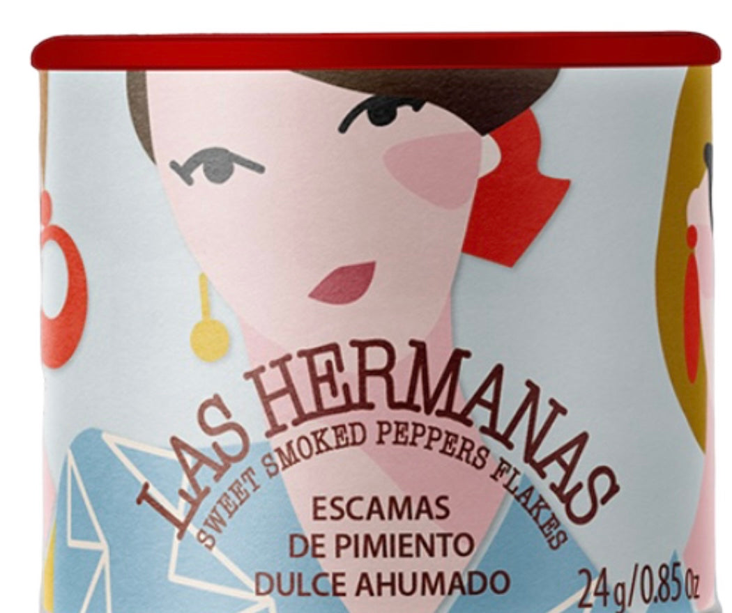 Escamas de pimiento dulce ahumado