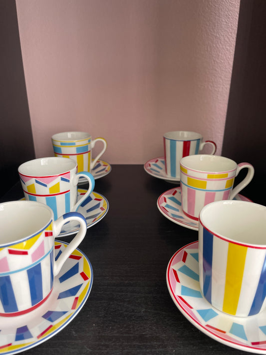 Juego de café rayuela