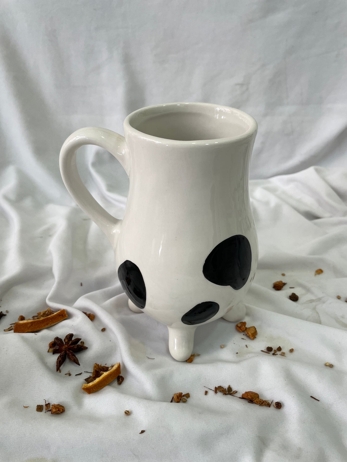 Juego de té de vaca