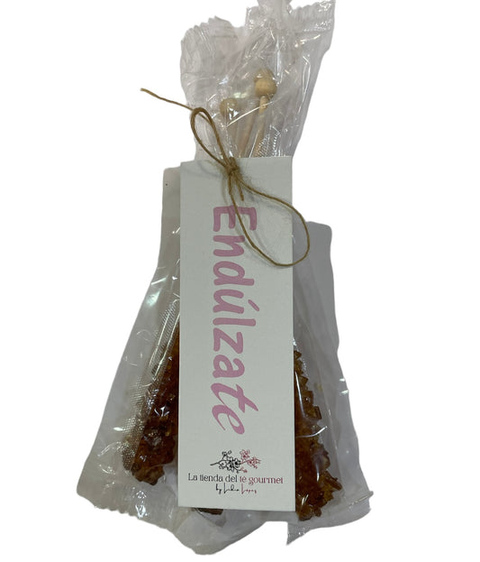 Palitos de azúcar moreno