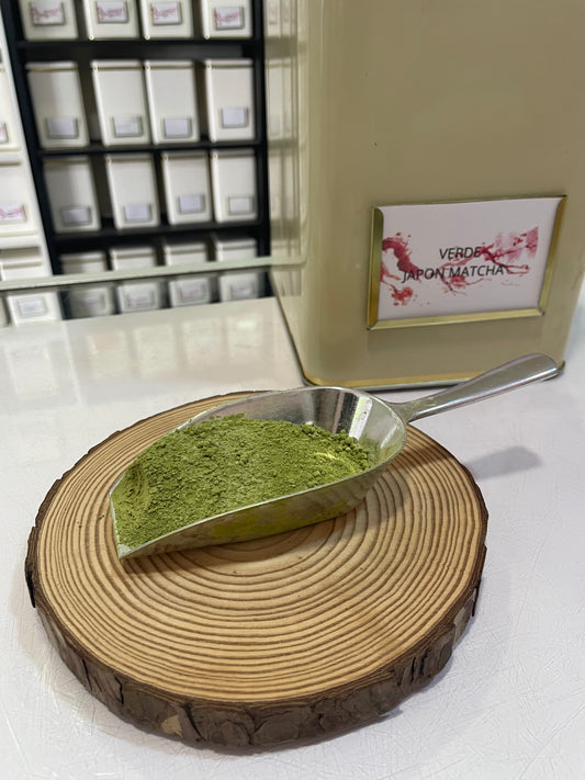 Té matcha con proteínas