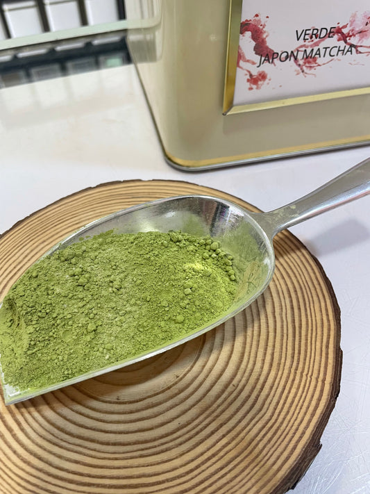 Té matcha con proteínas