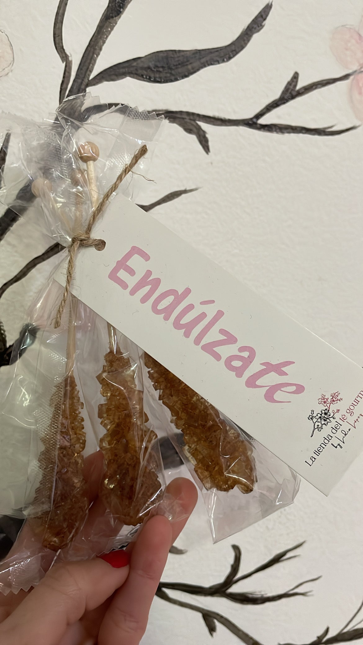 Palitos de azúcar moreno