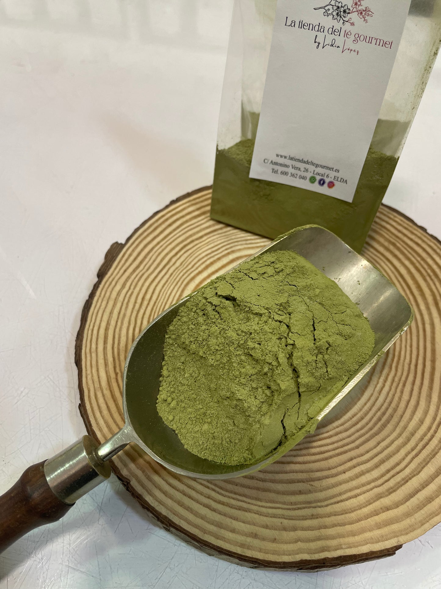 Té verde matcha con colágeno