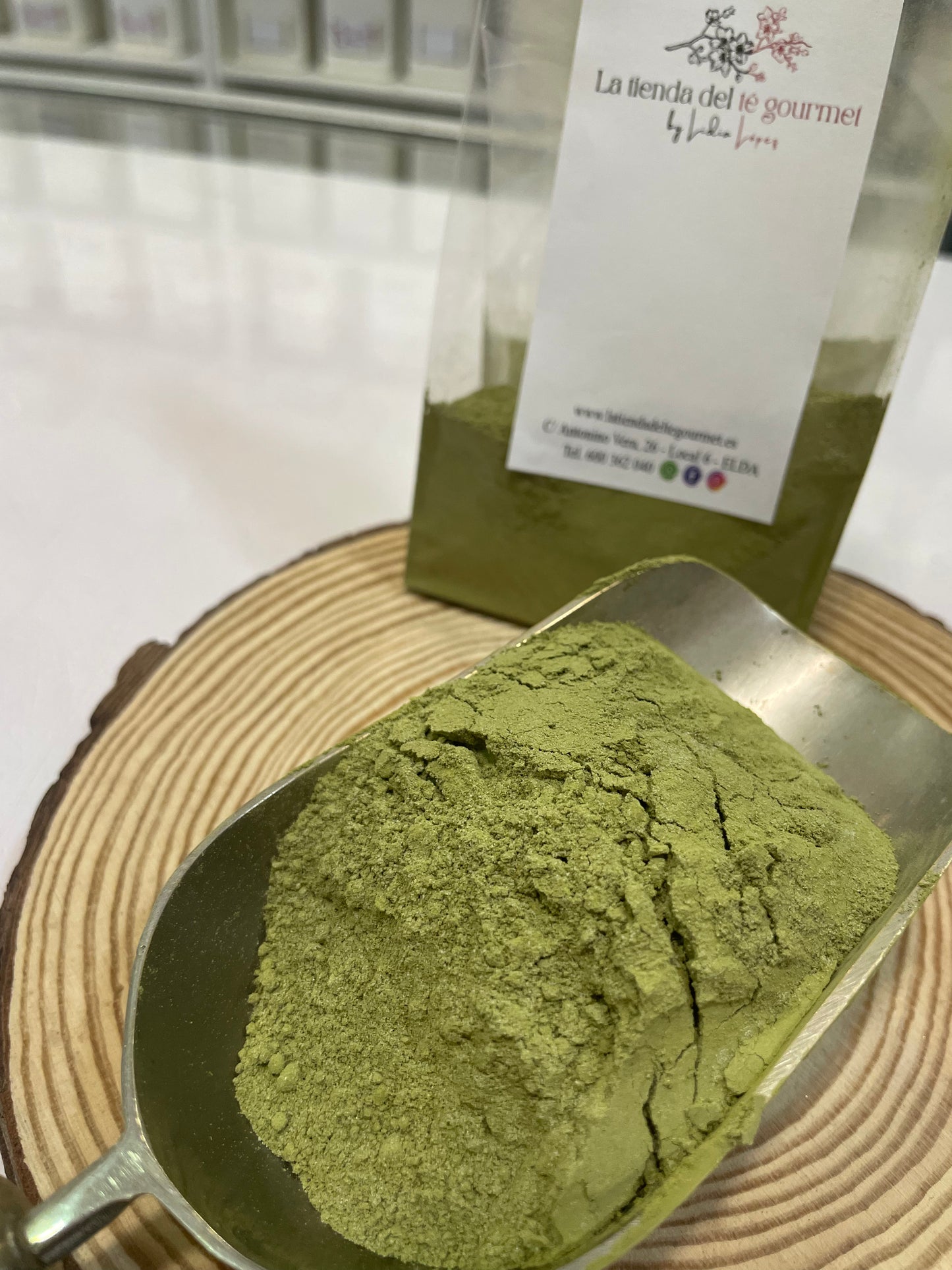Té verde matcha con colágeno