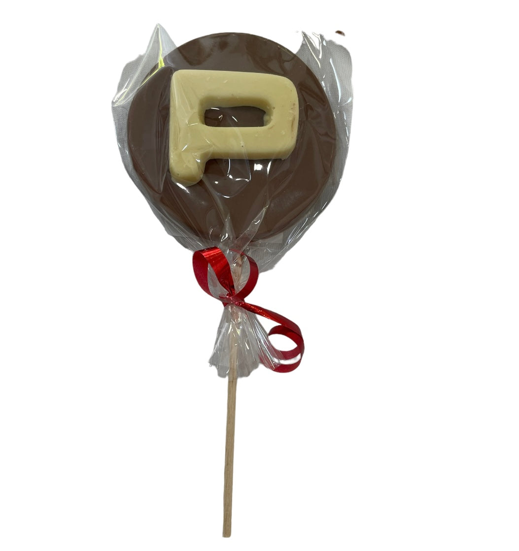 Piruletas de chocolate inicial