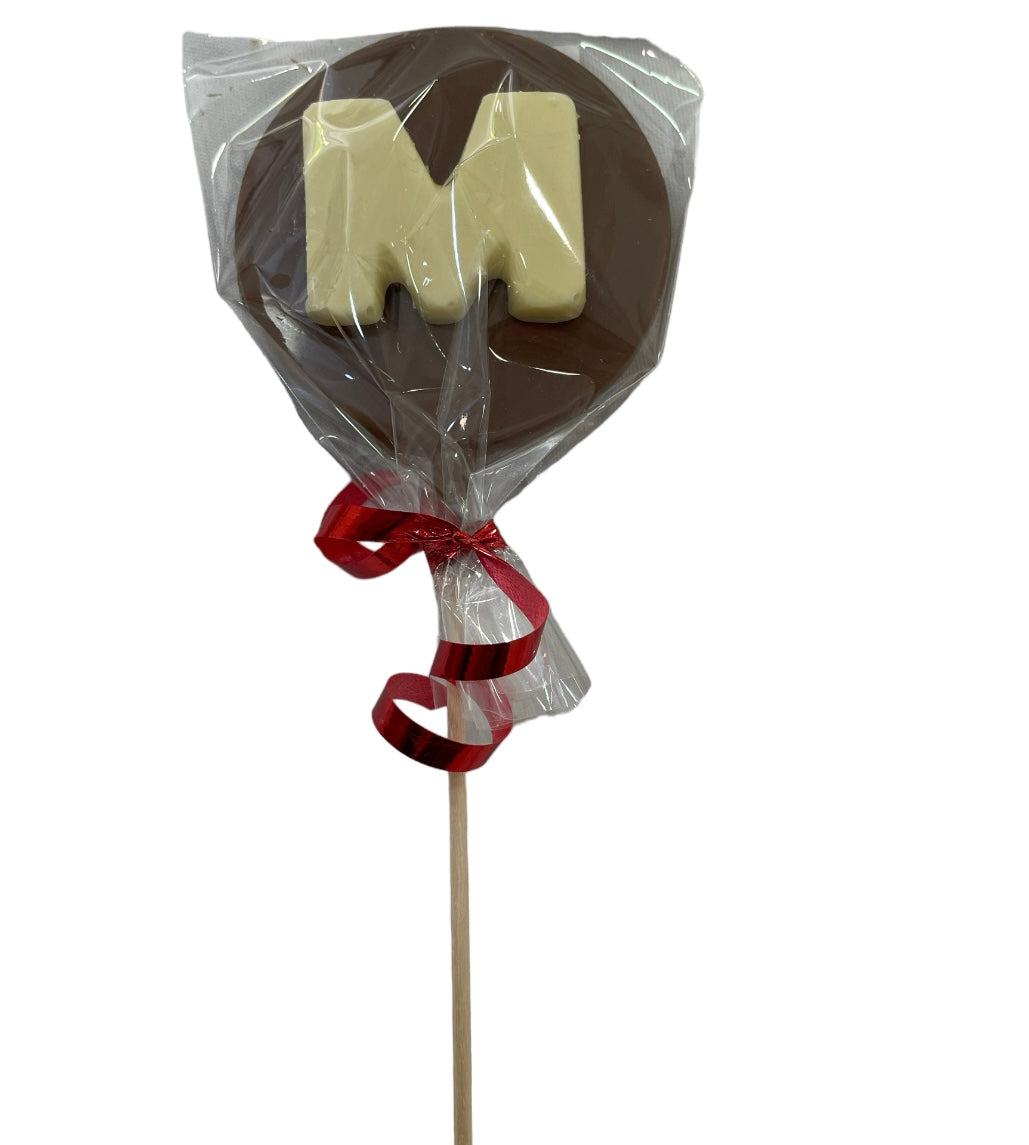 Piruletas de chocolate inicial