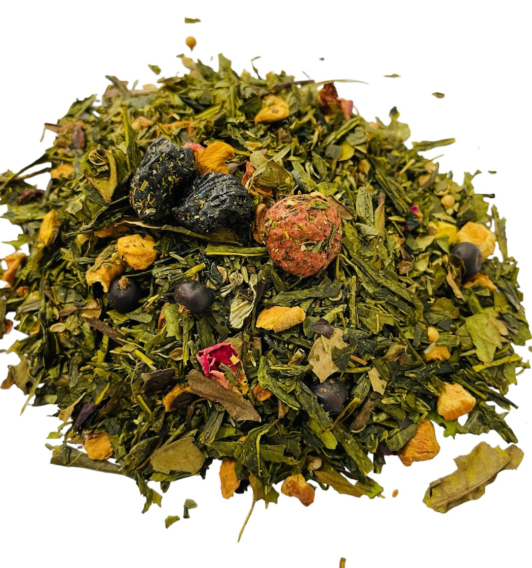 Té verde gin tonic