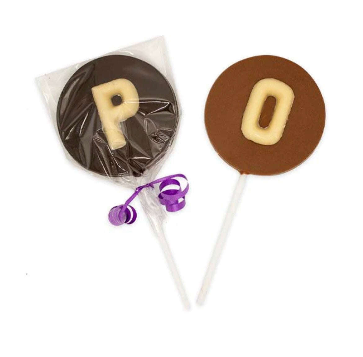 Piruletas de chocolate inicial