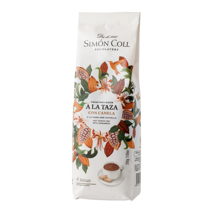 Chocolate a la taza con aroma a canela