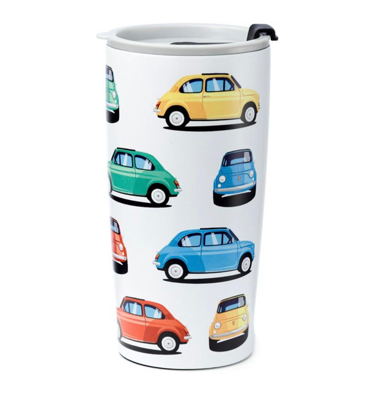 Taza térmica - Coche Fiat 500 Retro
