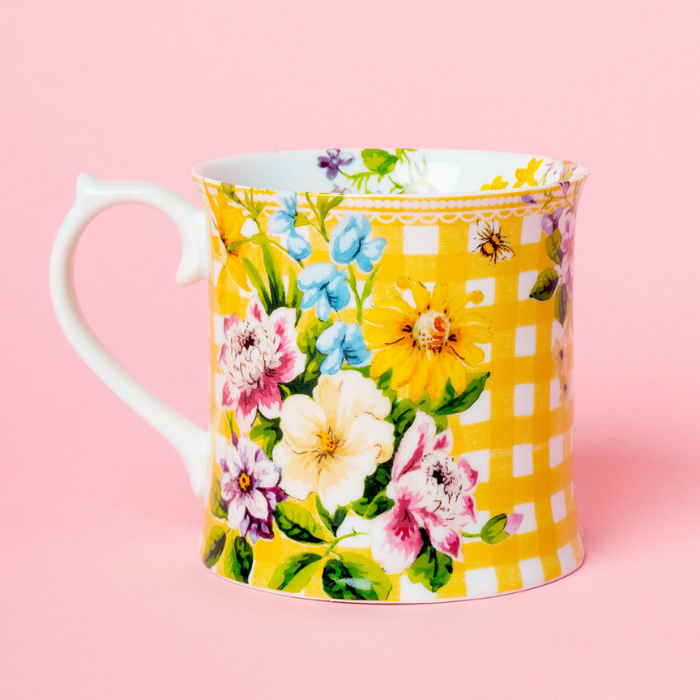 Taza Jarra de Vichy Amarillo Jardín Inglés