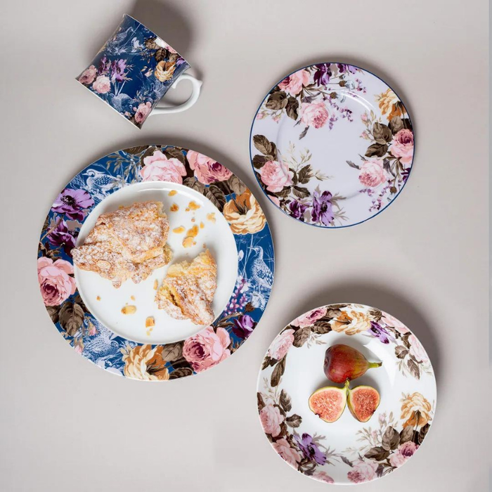 Plato floral vintage