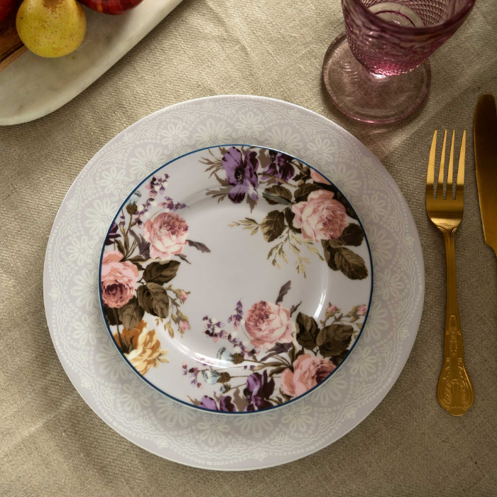 Plato floral vintage