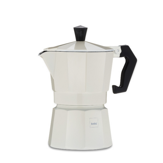 Cafetera espresso beige