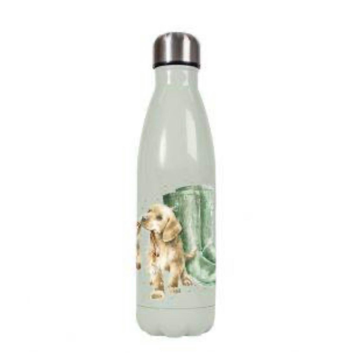 Botella termo perrito con botas de agua