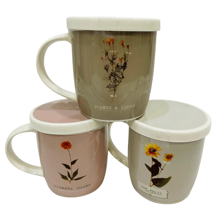 Taza de porcelana con filtro