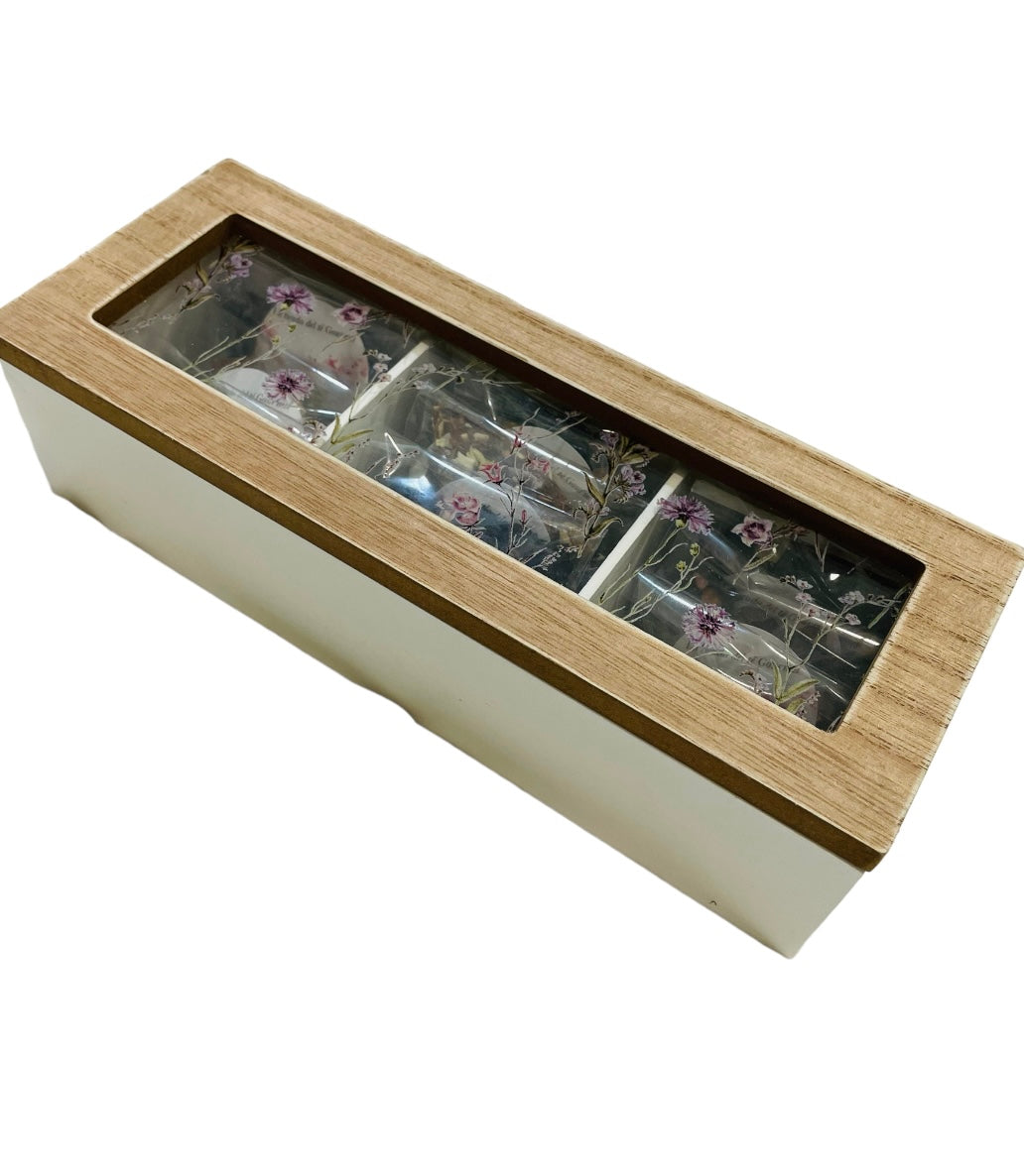 Caja de madera para el té
