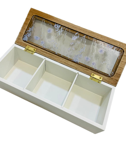 Caja de madera para el té