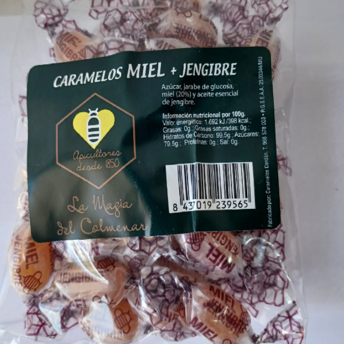 Caramelos de miel y Jengibre