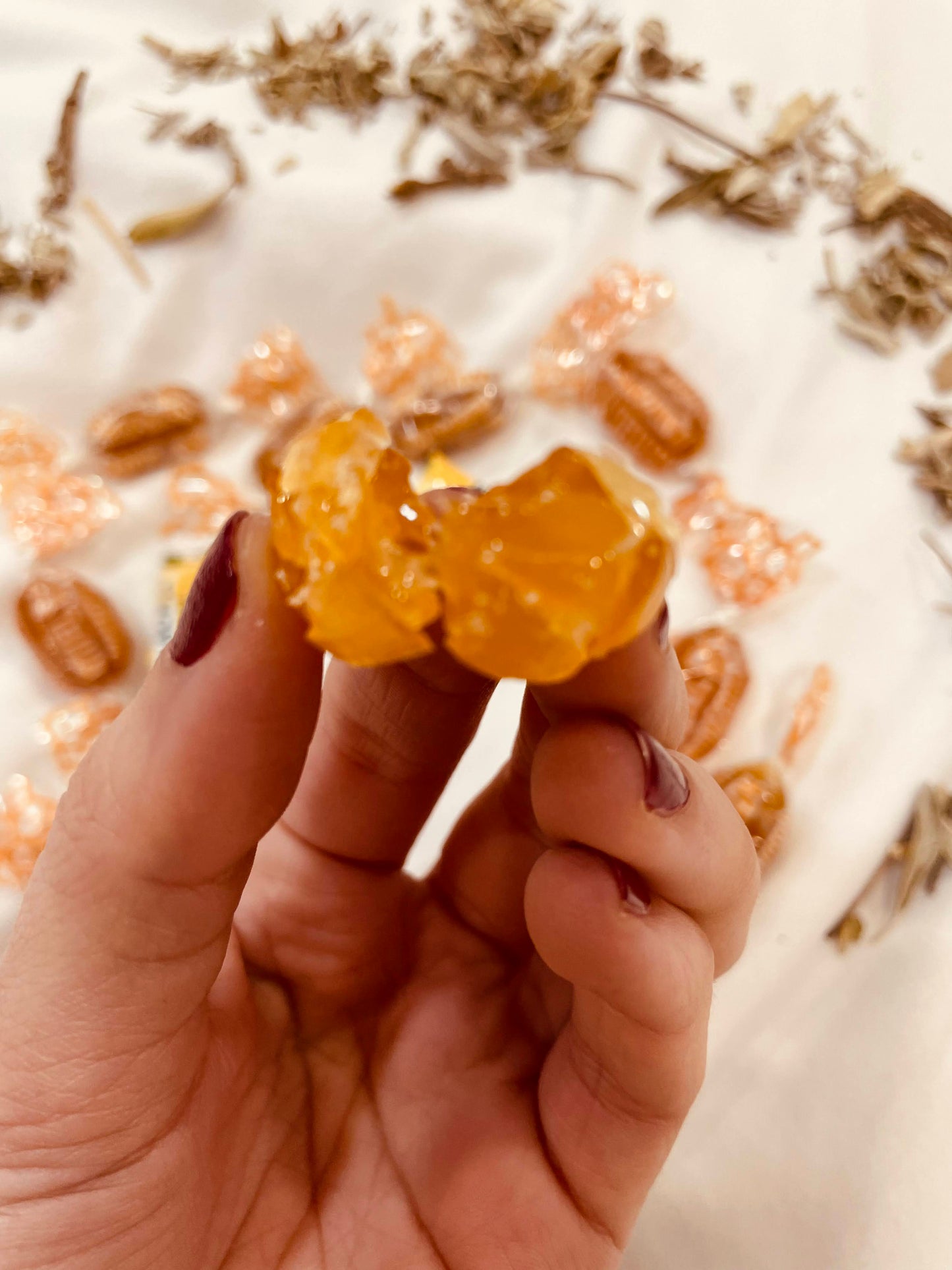 Caramelos de miel y Jengibre
