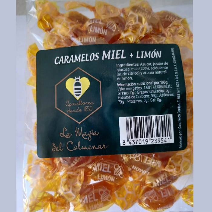 Caramelos de miel y limón