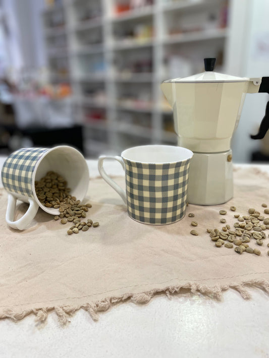 Cafetera espresso beige