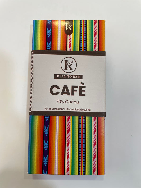 Tableta de chocolate de café