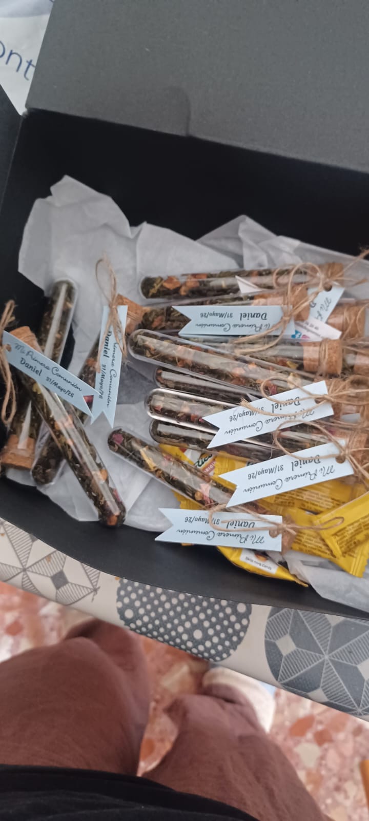 Probetas de té