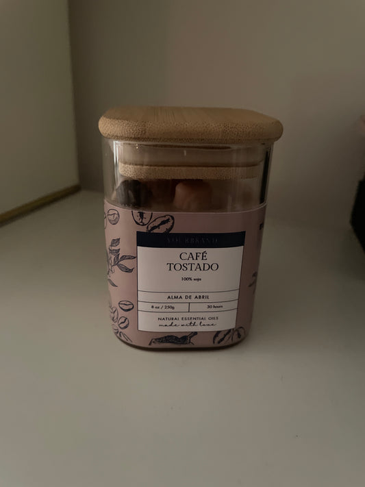 Vela café tostado