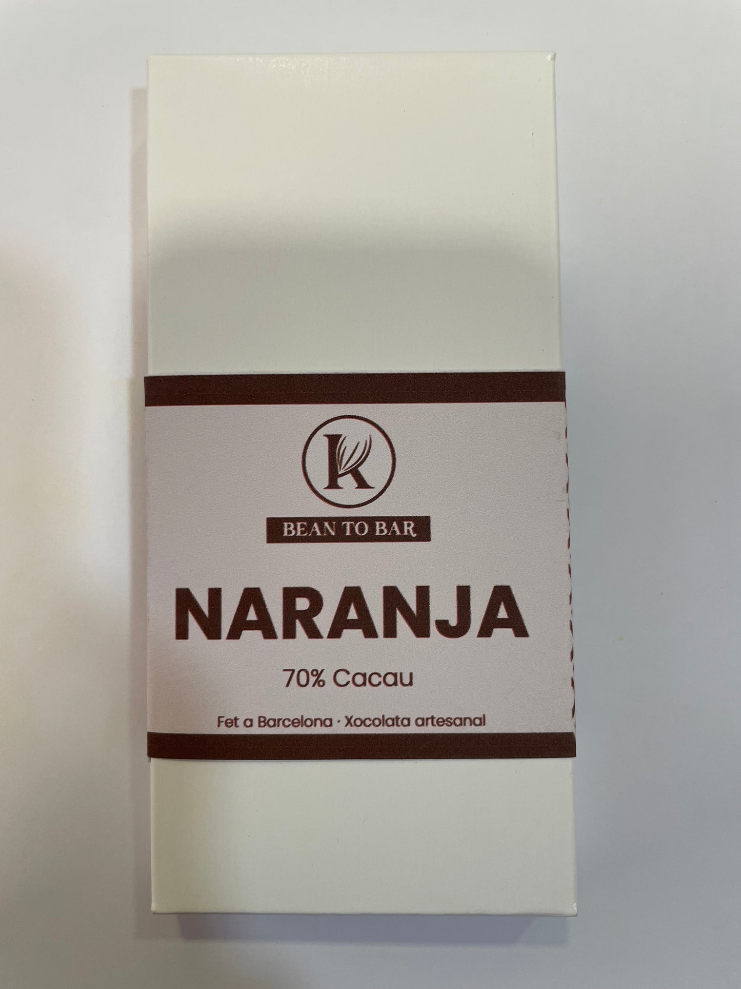 Tableta de chocolate de naranja 70%
