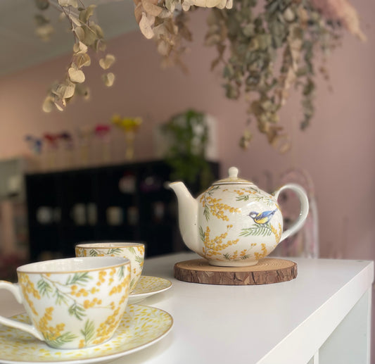 Juego de té mimosa