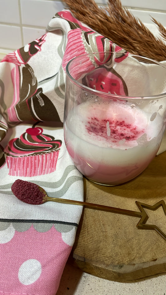 Chai pink remolacha latte