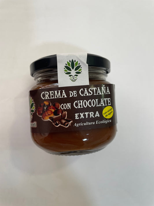 Crema de castaña con chocolate