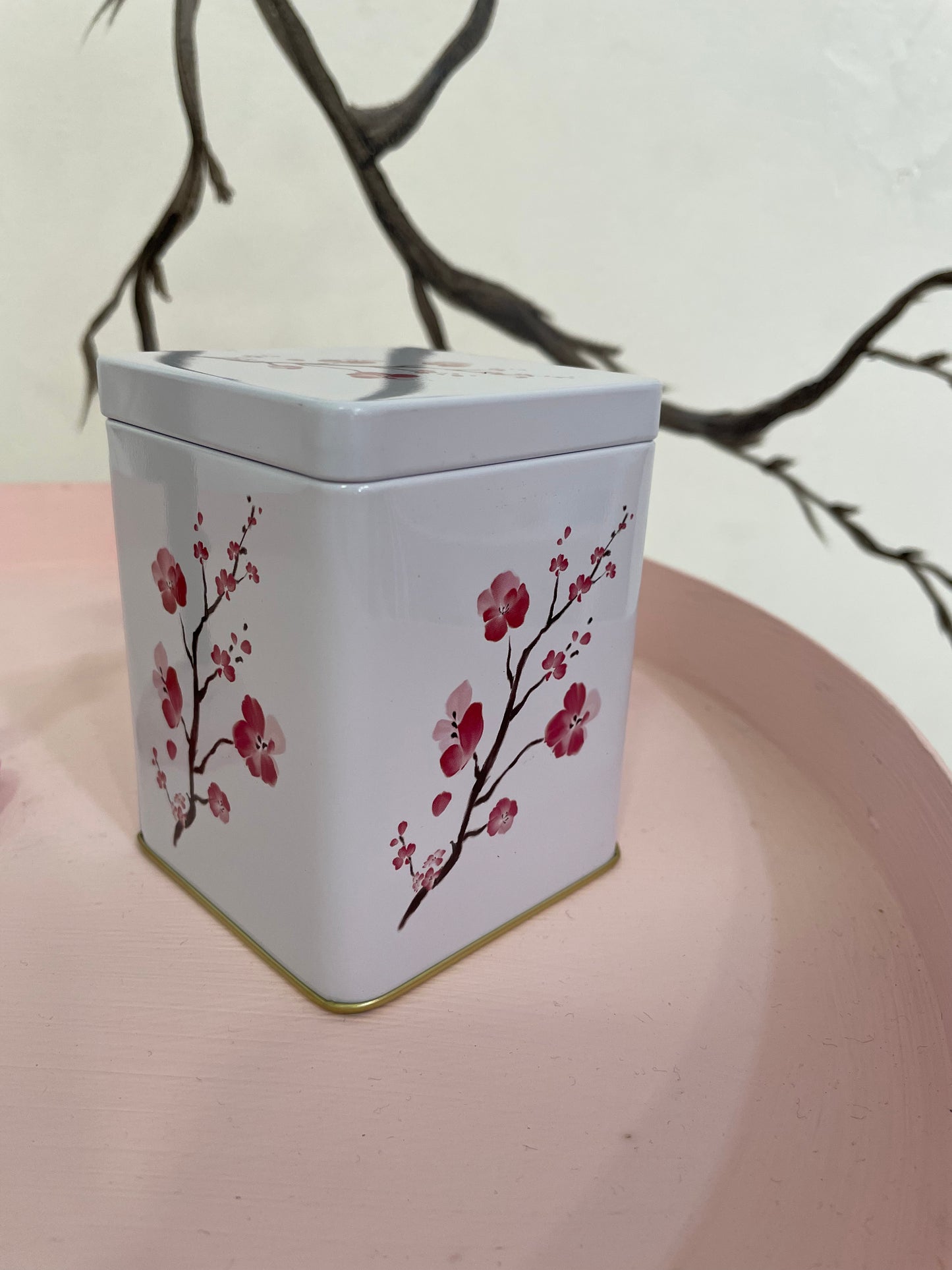 Caja de metal sakura