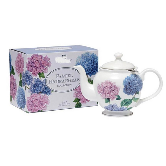 Tetera "Hortensias"