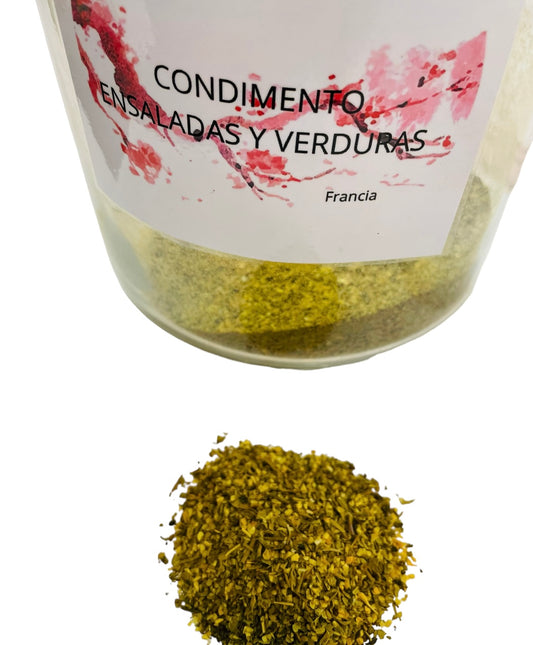 Condimento ensaladas y verduras