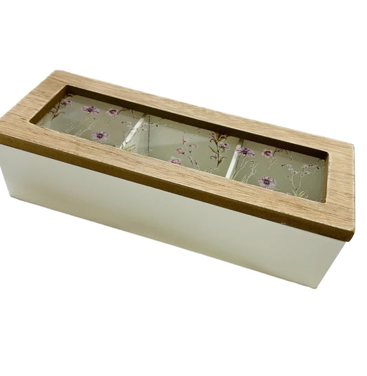 Caja de madera para el té